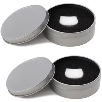 Esponja Limpiadora De Brochas De Maquillaje Brvlsoc, Paquete De 2 Unidades Con Funda De Viaje