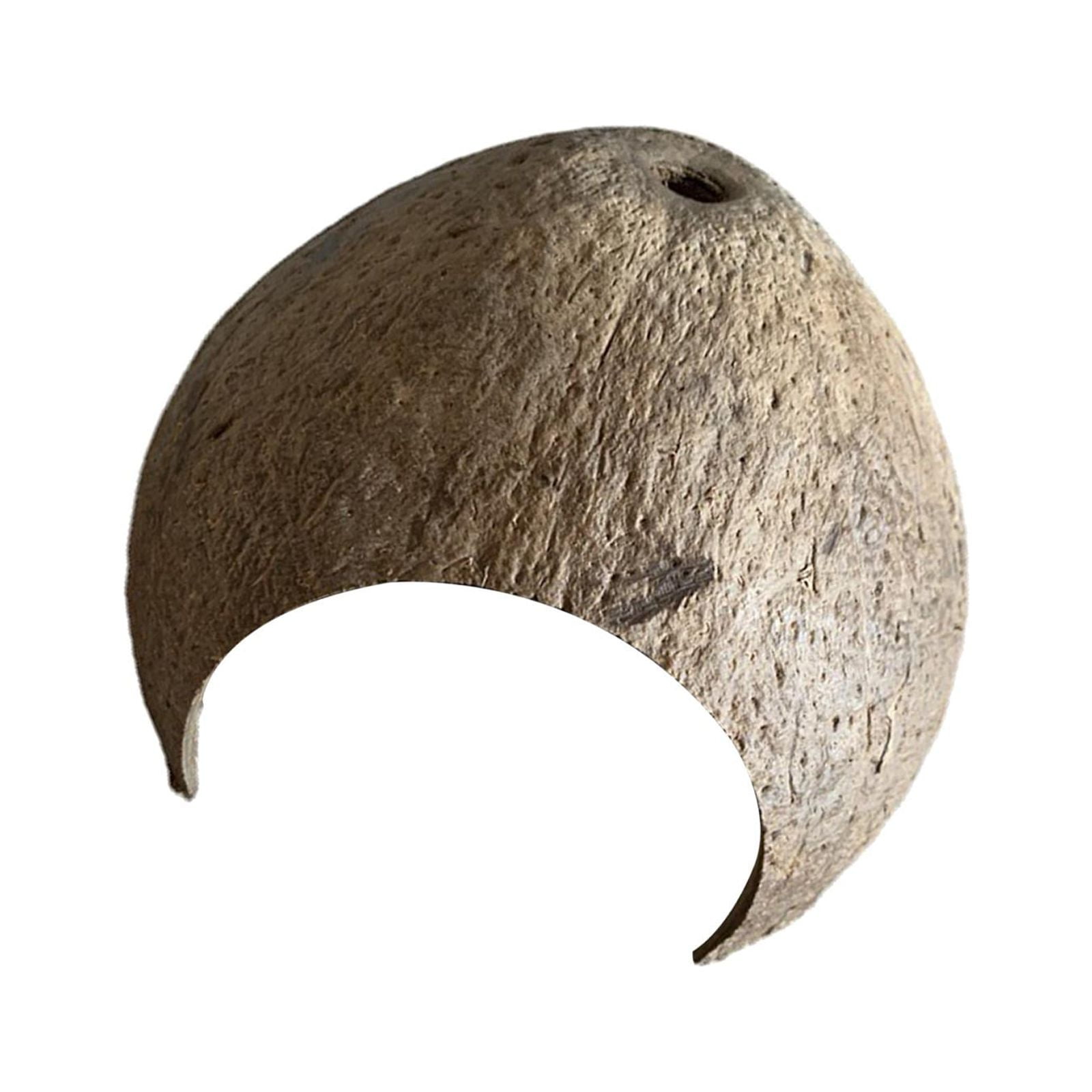 Coco Cáscaras Cabaña Refugio Crecimiento Nido Acuario Decoración Ocultar Ermitaño
