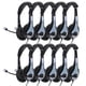 thumbnail image 1 of Auriculares estéreo externos Avid AE-36 blancos con micrófono Boom (x10), 1 of 8