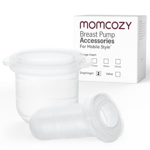 Momcozy Accesorios De Repuesto Para Extractor De Leche Mobile Style | M6, Diafragma De Silicona, 4 Piezas