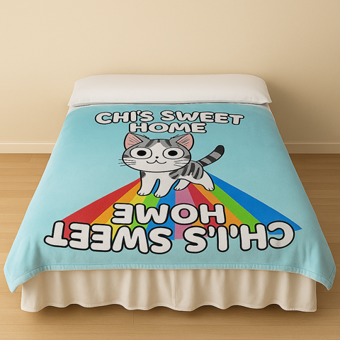 Genérico - Cobertor Sherpa Cat Sweet 1.5 Plazas