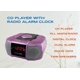 thumbnail image 2 of Reproductor de CD HANNLOMAX HX-334CD con Reloj Despertador y Radio (Morado), 2 of 5