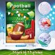 thumbnail image 2 of Minilibros para colorear BenLouis 24 Football con 24 crayones para niños, 2 of 7