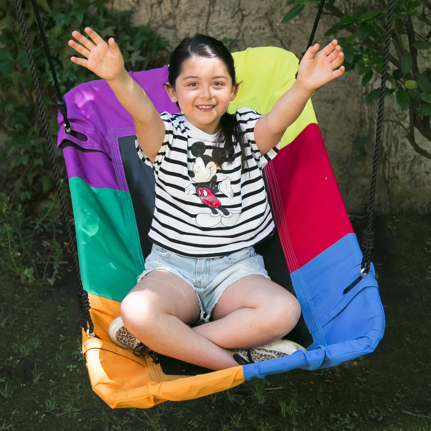 Columpio Mecedor Rectangular Multicolor Glowup