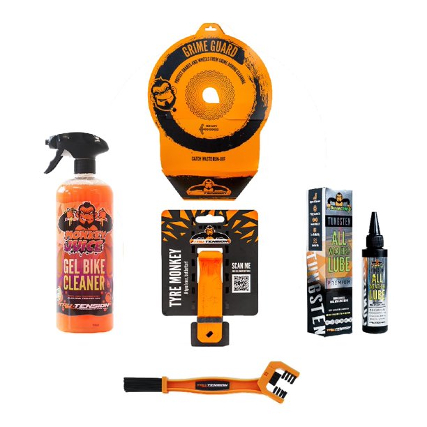 Kit de Herramientas para Bicicleta Tru-Tension Palanca para Neumáticos Lubricante Limpiador
