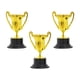 thumbnail image 1 of Minitrofeos Decorativos Para Niños, Adornos Para Deportes En Abundancia, Premios Ganadores, Oro, 3 Uds., 1 of 3