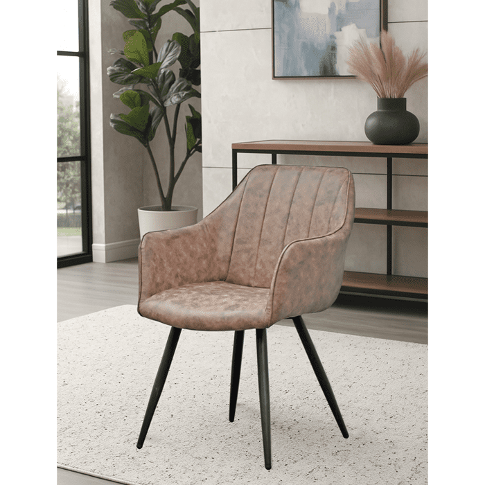 Muebles Santa Ana - Silla Cognac 2 Unidades