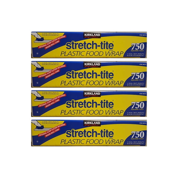 Envoltorio plástico para alimentos Kirkland Signature Stretch Tite 750 ml x 4