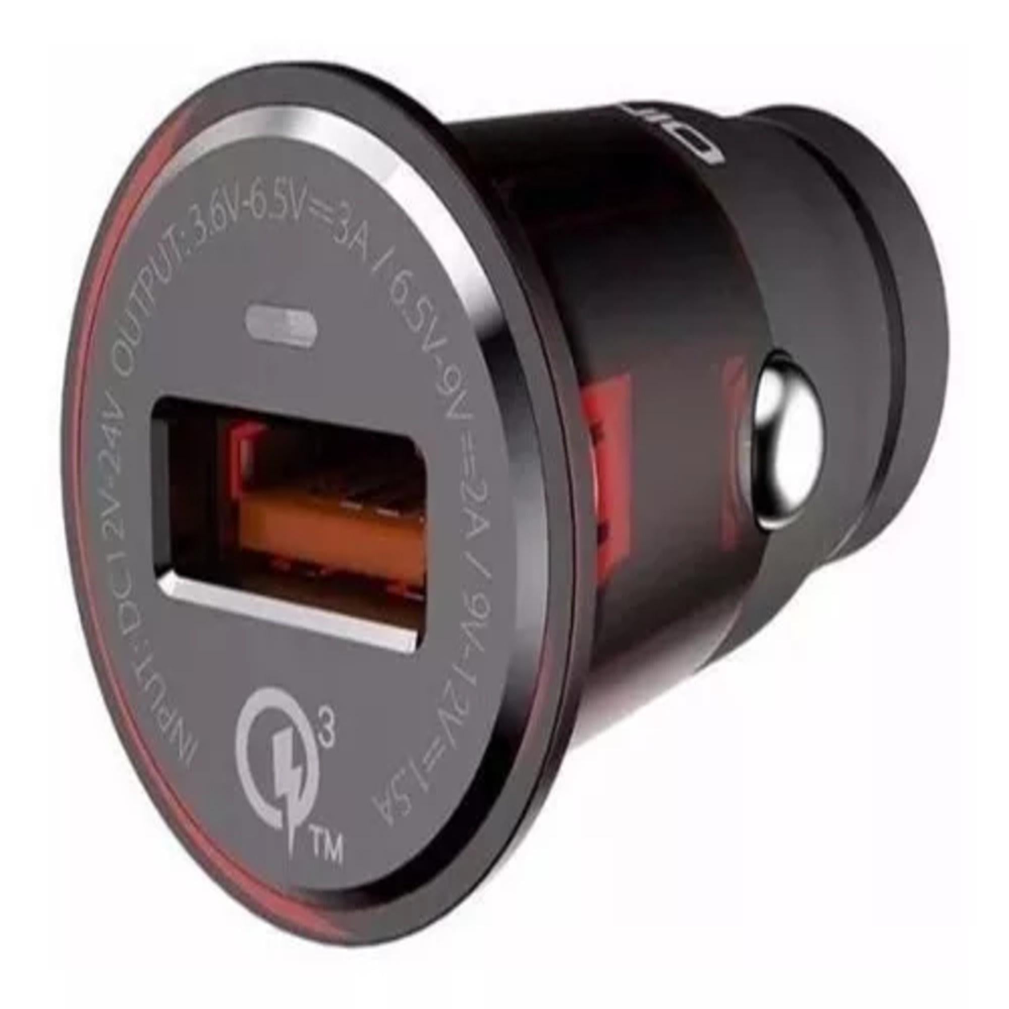 Siyoteam - Cargador De Auto Qc 3.0 Carga Rápida C304q + Cable Micro Usb