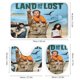 thumbnail image 3 of La Tierra De Los Perdidos theme 4 piece Shower Curtain Set With Rugs Waterproof Bathroom Decor Set Includes Bath Mat U shaped Rug Toilet Lid Cover And Curtain With Hooks, 3 of 6