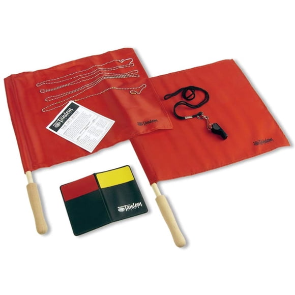 Kit de Árbitro Tandem Sport: Banderas y Silbato