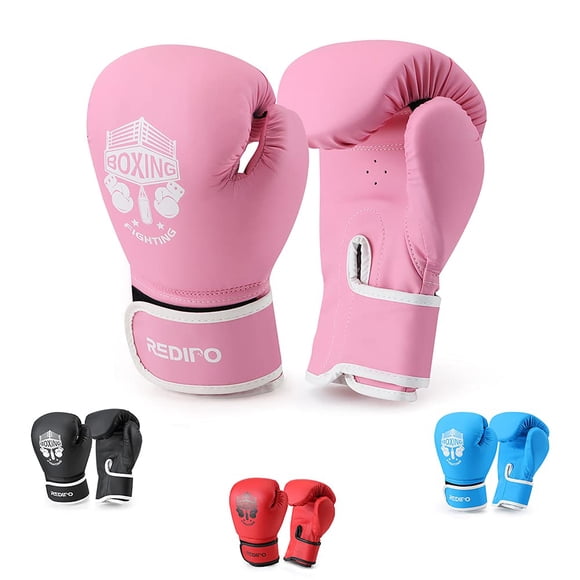 Guantes de Boxeo Redipo 113 g Rosa para Niños de 3 a 12 Años