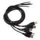 thumbnail image 3 of 5pcs diy usb 2.0 un enchufe macho 2 pin 2 cable conector de cable de carga de energía 100cm, 3 of 3