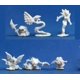 thumbnail image 1 of Miniaturas Reaper Familiars 2 (6) Dark Heaven Bones 25 mm, 1 of 1