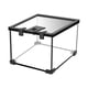thumbnail image 5 of Tanque de acuario Terrario de reptiles con tapa antiescape Caja de transporte Tanque de vidrio Hábitat de tortuga para cangrejos ermitaños Terrapin, 5 of 5