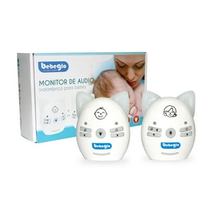 Bebeglo - Monitor Inalambrico De Audio Para Bebes Color Blanco