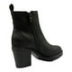 thumbnail image 4 of Botin Mujer Negro Taco Medio Boston Detogni, 4 of 5