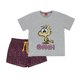 thumbnail image 1 of Pijama Corto Mujer Snoopy Gris Talla Xl, 1 of 3