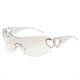 thumbnail image 1 of one-piece Gradient Lens Y2K Sunglasses for Women and Men - Heart Design, Hollow Temple, UV400 Protection, 1 of 5