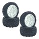 thumbnail image 2 of Kit De Neumáticos De Goma 4x Hexagonal De 12 Mm Para Accesorios De Coche Con Control Remoto Wltoys 1 12 Color Blanco, 2 of 5