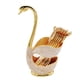 thumbnail image 5 of Cisne Vajilla Soporte Base Cubiertos Palillos Tenedores Cubiertos Juego Oro, 5 of 5