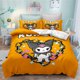 thumbnail image 1 of Ku-romi 3 Pcs Comforter Set with 2 Pillowcases,Kuro-mi Bedding Set Sheet Set for Kids Adults,All Season Lightweight, 1 of 5