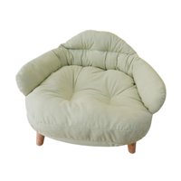 Magideal - Sillón Para Perros, Sofá Cama Portátil, Transpirable, Modelo Mediano, Sofá Cama Extraíble Y Lavable Para Mascotas Con Patas De Madera Para Interiores