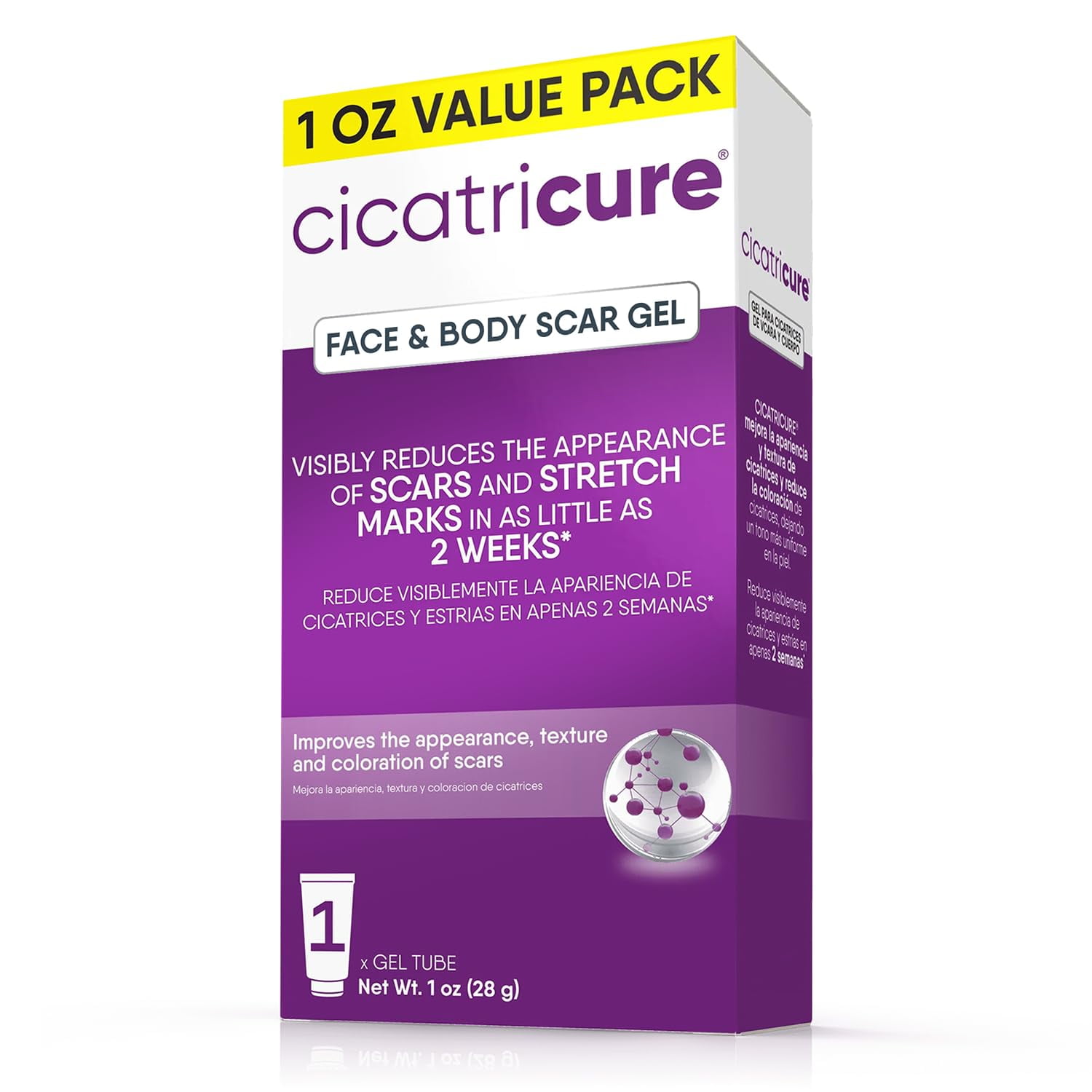 Gel Para Cicatrices Cicatricure Advanced 28g Para Rostro Y Cuerpo