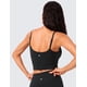 thumbnail image 2 of Sujetador deportivo CRZ YOGA Butterlift para mujer, cuello redondo, negro, talla M, 2 of 5
