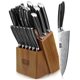 thumbnail image 1 of Juego de cuchillos HOSHANHO de 16 piezas con bloque Ultra Sharp High Carbon, 1 of 7