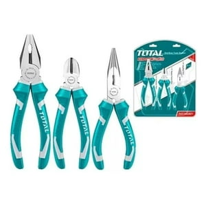 Total - Set De Alicates Universal Combinados 3 Piezas