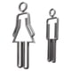 thumbnail image 1 of Señal inodoro para hombres y mujeres, señal símbolo inodoro para coración, tienda, parques, centro commerce business, Hot , Pta Plata, 1 of 5