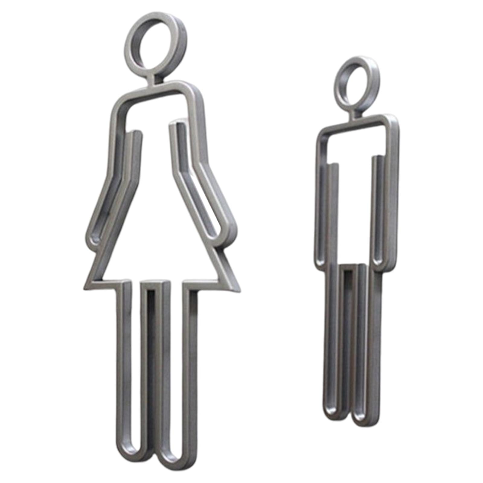 Magideal - Señal Inodoro Para Hombres Y Mujeres, Señal Símbolo Inodoro Para Coración, Tienda, Parques, Centro Commerce Business, Hot , Pta Plata