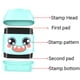 thumbnail image 4 of Sello de nombre LLmohanzm de doble cara e impermeable para niños, 4 of 6