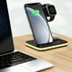 thumbnail image 3 of 4 En 1 Cargador Inalámbrico Para Teléfonos Móviles Compatible Con Apple Android 15W Carga Rápida Teléfono Móvil Soporte Cargador Inalámbrico-Negro, 3 of 7