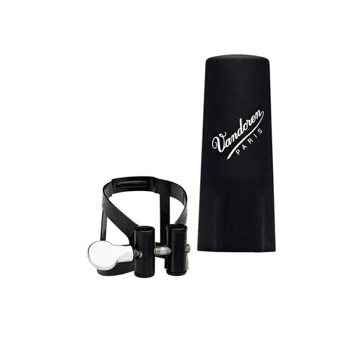 Abrazadera clarinete Sib NEGRA -M/O- tapa plastic Vandoren