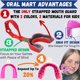 thumbnail image 2 of Protector Bucal Oral Mart Juvenil con Correa Rojo/Gris, 2 of 7