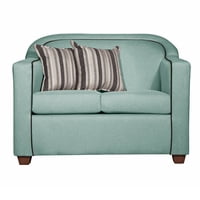 Ruzam Mobel - Sofá 2 Cuerpos Zafiro Verde Agua