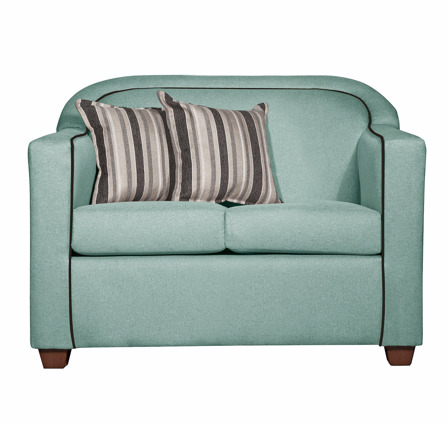 Ruzam Mobel - Sofá 2 Cuerpos Zafiro Verde Agua