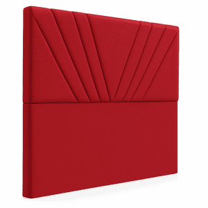 Ethan Desing - Respaldo De Cama 1.5 Plazas Rojo Siena