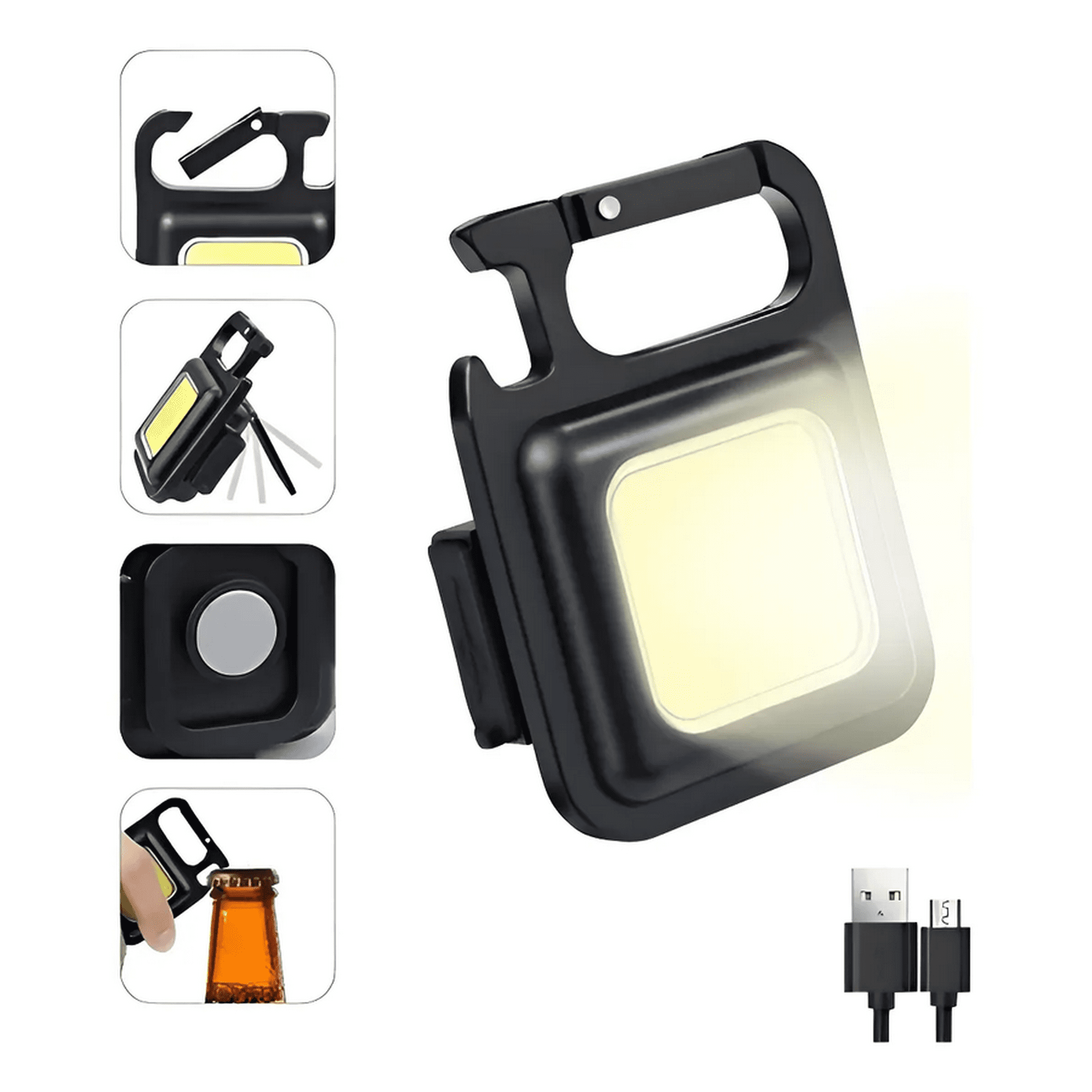 Genérico - Linterna Rayovac Recargable Super Led 56 Lúmenes Blanco Gris