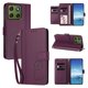 thumbnail image 2 of Funda Cartera Trébol para Motorola Edge 70 5G con Ranuras Tarjetas y Carga Inalámbrica Violeta, 2 of 6