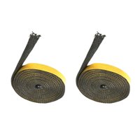 Bothyi - Junta De Estufas De Leña Con Parte Trasera Autoadhesiva, Cuerda Plana Para Estufas De Horno, Puerta De 3Mm X 15Mm X 1,5 M