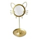 thumbnail image 1 of Espejo De Color Dorado, Diseño De Cara De Gato, 1 of 5