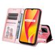 thumbnail image 5 of Funda tipo cartera FOXDOCK para Realme C15 , diseño girasol en relieve, cuero PU, cierre magnético, soporte y tarjetero, 5 of 5