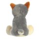 thumbnail image 4 of Peluche Aurora Snuggly Lil Wiley Wolf, 13 cm, gris, 4 of 6