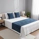 thumbnail image 1 of Juego De Piecera Chenille Medida 70x210cm Pie De Cama Azul, 1 of 3