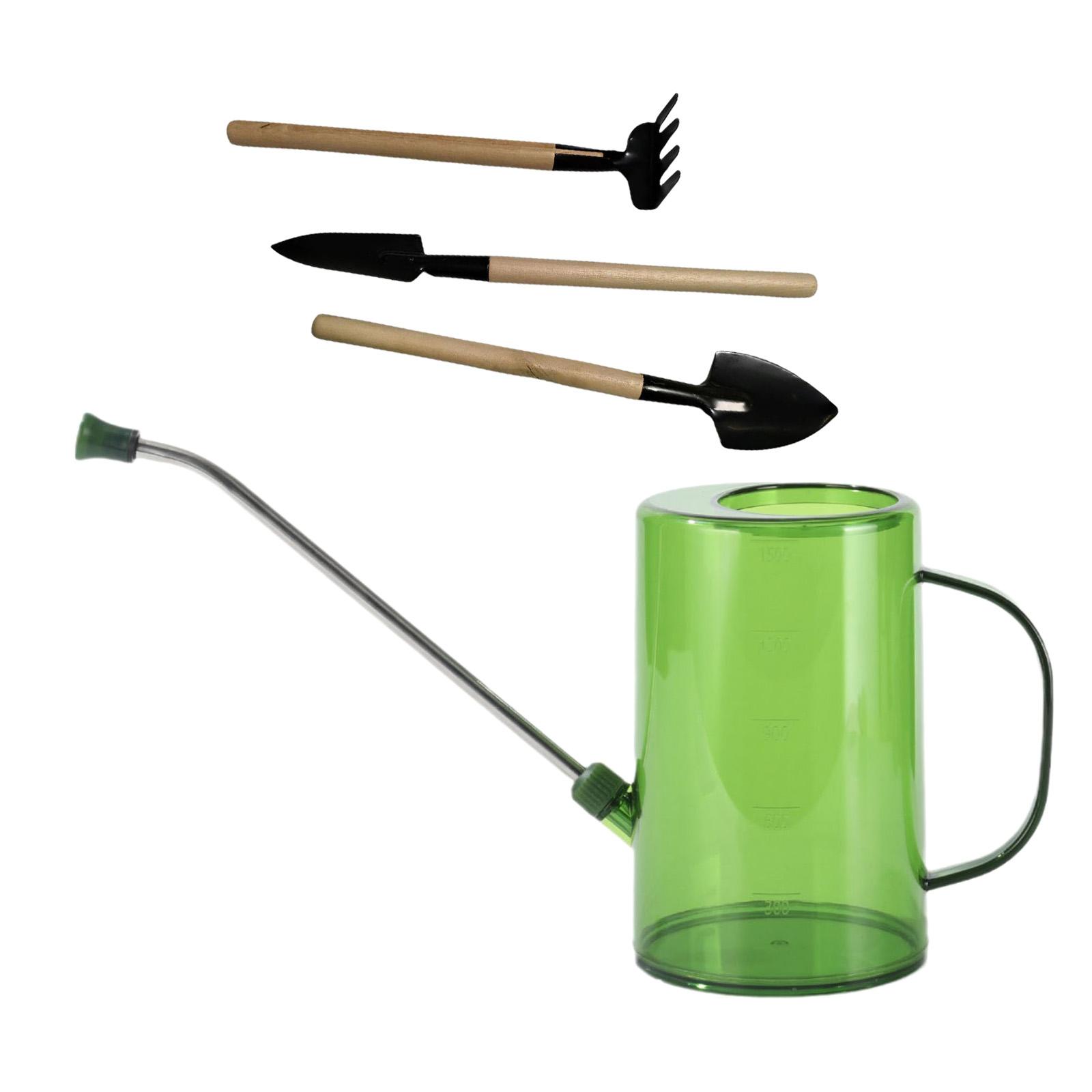 Ioensy - Regadera Con Pico Largo, Hervidor De Agua Para Bonsái, Suculentas Domésticas, Verde