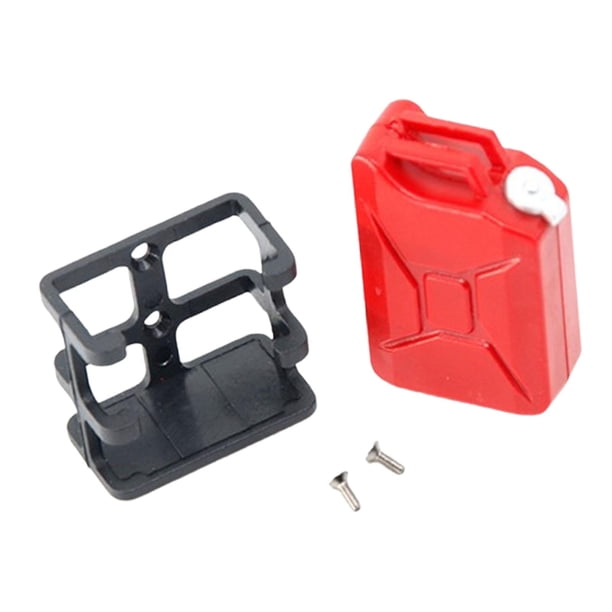 Lata De Aceite Simulada 1/10, Modelo De Coche De Escalada, Lata De Almacenamiento Práctica, Tanque De Combustible RC Rojo