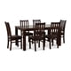 thumbnail image 1 of Comedor Ñuble Vidrio Con 6 Sillas Chocolate, 1 of 14